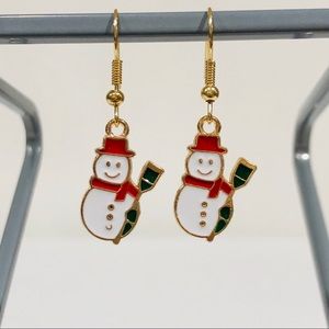 Snowman Earrings